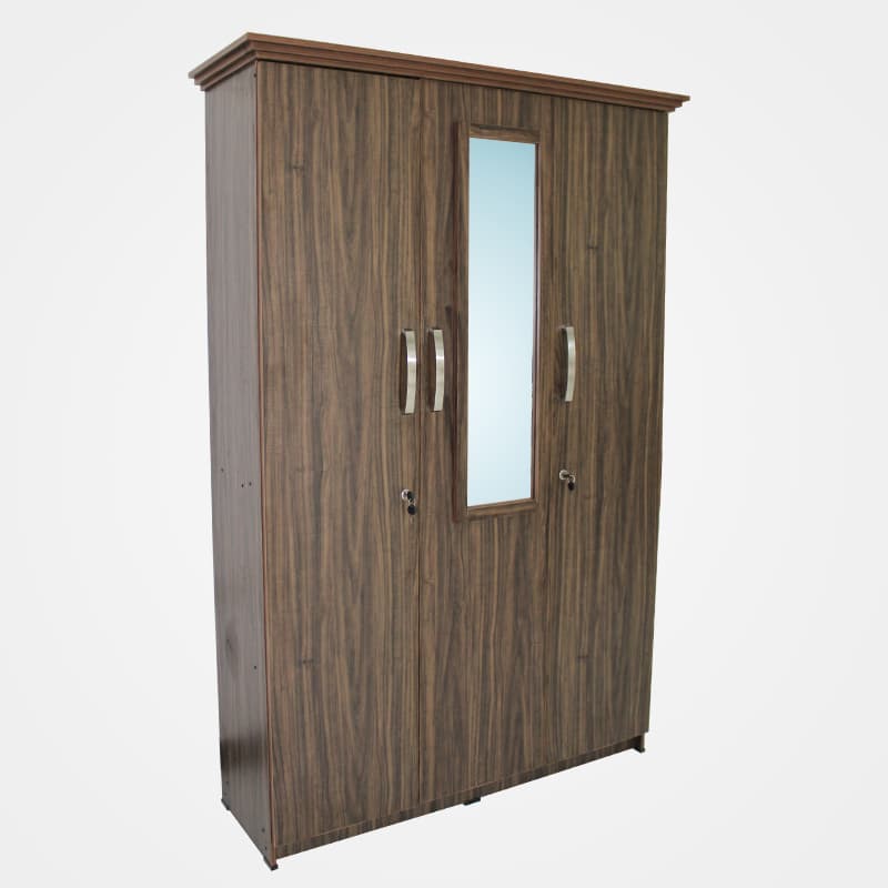 3 DOOR WARDROBE WITH MIRROR - View 1