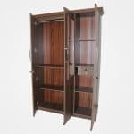 3 DOOR WARDROBE WITH MIRROR - View 2