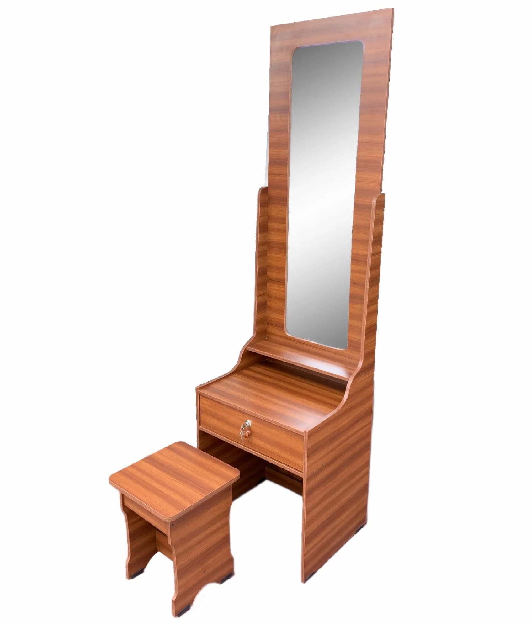 MDF DRESSING TABLE (SMALL) WITH A STOOL - View 1
